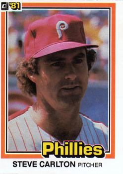 1981 Donruss #33 Steve Carlton Front