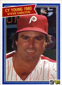 1981 Donruss #481 Steve Carlton Front