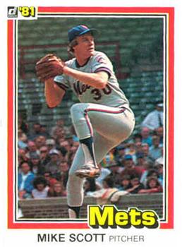 1981 Donruss #37 Mike Scott Front