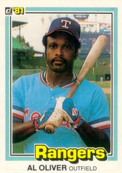 1981 Donruss #387 Al Oliver Front