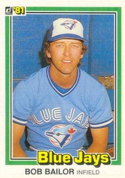 1981 Donruss #389 Bob Bailor Front