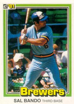 1981 Donruss #84 Sal Bando Front