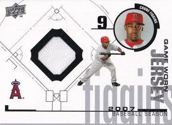2008 Upper Deck - 1998 UD Game Jersey Patch #98-CF Chone Figgins Front