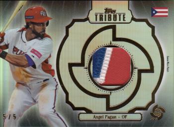 2013 Topps Tribute WBC - Prime Patches Black #WPP-AP Angel Pagan Front