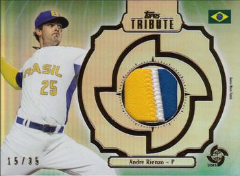 2013 Topps Tribute WBC - Prime Patches Green #WPP-AR Andre Rienzo Front