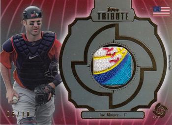 2013 Topps Tribute WBC - Prime Patches Red #WPP-JMA Joe Mauer Front