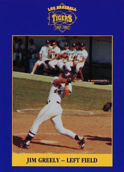 1993 LSU Tigers #6 Jim Greely Front