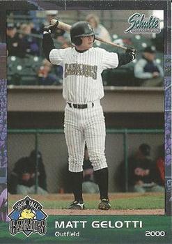 2000 Grandstand Sioux Falls Canaries #17 Matt Gelotti Front