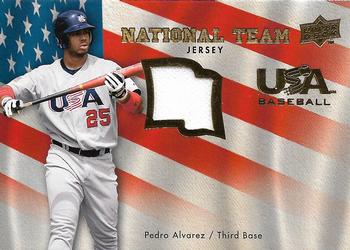 2008 Upper Deck - USA National Team Jerseys #USA-PA Pedro Alvarez Front
