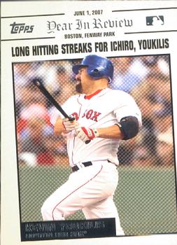 2008 Topps - Year in Review #YR62 Kevin Youkilis Front