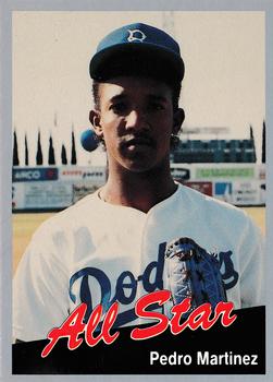 1991 Cal League All-Stars #1 Pedro Martinez Front