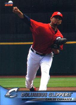 2013 Choice Columbus Clippers #5 Carlos Carrasco Front