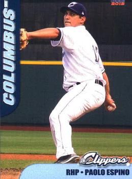 2012 Choice Columbus Clippers #12 Paolo Espino Front