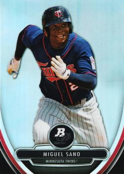 2013 Bowman Platinum - Chrome Prospects Refractors #BPCP7 Miguel Sano Front