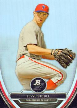 2013 Bowman Platinum - Chrome Prospects Refractors #BPCP59 Jesse Biddle Front