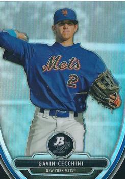 2013 Bowman Platinum - Chrome Prospects Refractors #BPCP92 Gavin Cecchini Front