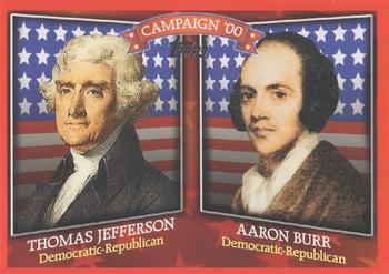 2008 Topps - Historical Campaign Match-Ups #HCM-1800 Thomas Jefferson / Aaron Burr Front