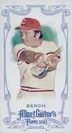 2013 Topps Allen & Ginter - Mini No Card Number #NNO Johnny Bench Front
