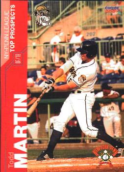 2007 Choice New York-Penn League Top Prospects #17 Todd Martin Front