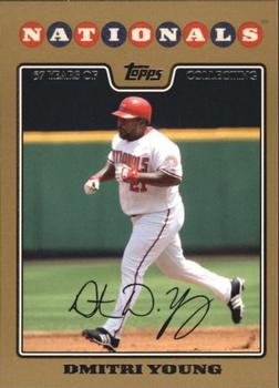 2008 Topps - Gold #252 Dmitri Young Front