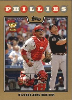 2008 Topps - Gold #281 Carlos Ruiz Front