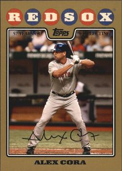 2008 Topps - Gold #502 Alex Cora Front
