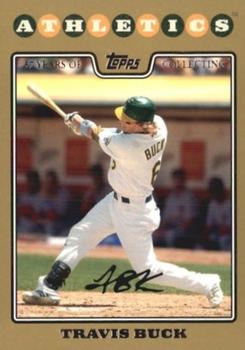 2008 Topps - Gold #519 Travis Buck Front