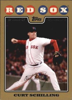 2008 Topps - Gold #550 Curt Schilling Front