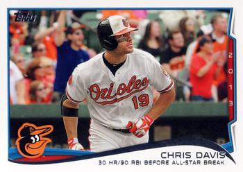 2014 Topps #47 Chris Davis Front