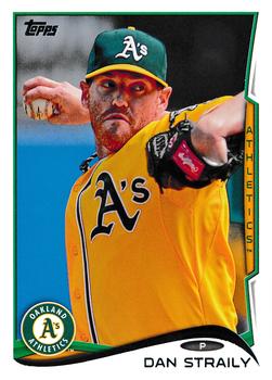 2014 Topps #58 Dan Straily Front