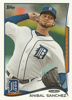 2014 Topps #81 Anibal Sanchez Front