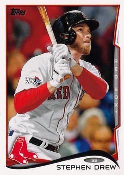 2014 Topps #585 Stephen Drew Front