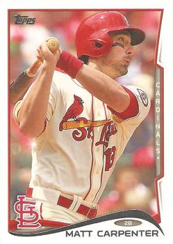 2014 Topps #44 Matt Carpenter Front