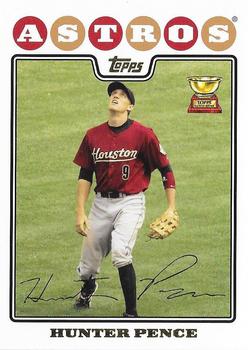 2008 Topps - Gold Foil #225 Hunter Pence Front