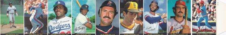 1983 Topps Foldouts #3 Batting Leaders Front