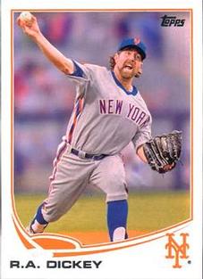 2013 Topps Mini #43 R.A. Dickey Front
