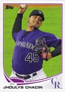 2013 Topps Mini #613 Jhoulys Chacin Front