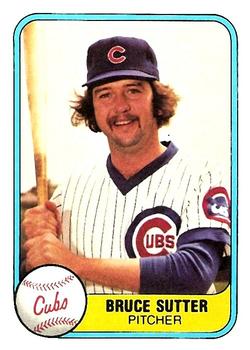 1981 Fleer #294 Bruce Sutter Front