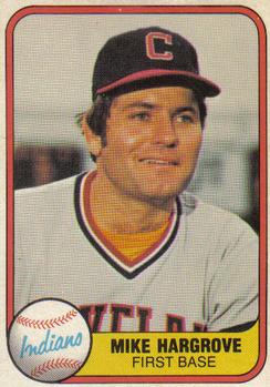 1981 Fleer #387 Mike Hargrove Front