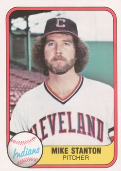 1981 Fleer #400 Mike Stanton Front