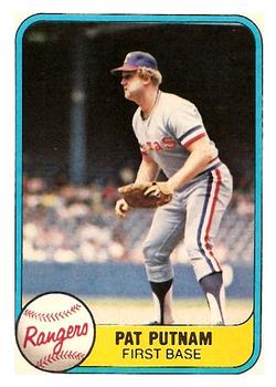 1981 Fleer #630 Pat Putnam Front