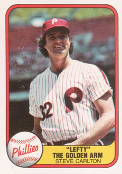 1981 Fleer #660 Steve Carlton Front