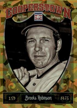 2013 Panini Cooperstown - Gold Crystal #78 Brooks Robinson Front