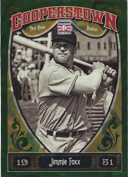 2013 Panini Cooperstown - Green Crystal #32 Jimmie Foxx Front