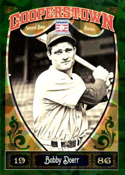 2013 Panini Cooperstown - Green Crystal #43 Bobby Doerr Front