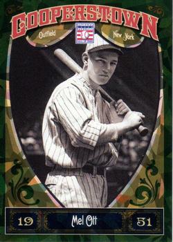 2013 Panini Cooperstown - Red Crystal #31 Mel Ott Front