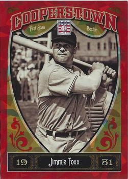 2013 Panini Cooperstown - Red Crystal #32 Jimmie Foxx Front