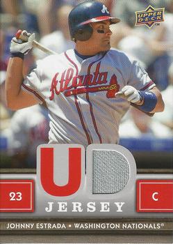 2008 Upper Deck First Edition - UD Jerseys #UDFE-ES Johnny Estrada Front