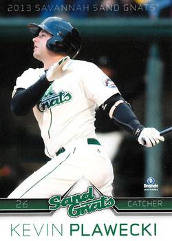 2013 Brandt Savannah Sand Gnats #4 Kevin Plawecki Front