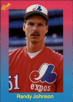 1989 Classic #95 Randy Johnson Front